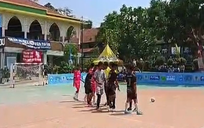 Tim Futsal SMP Negeri 1 Jumantono Berlaga di Turnamen Futsal SMK Negeri 1 Jumantono